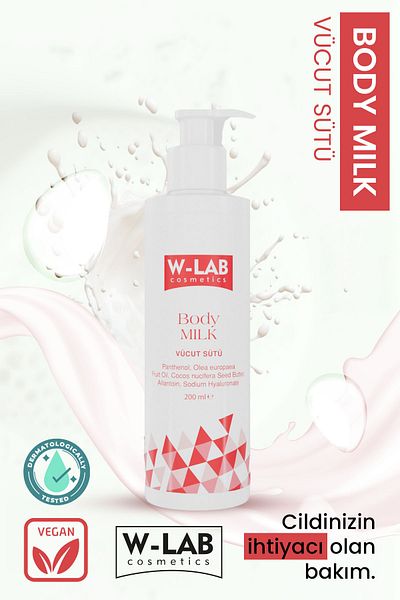 W-Lab Kozmetik 200 ml Body Milk - Body Milk