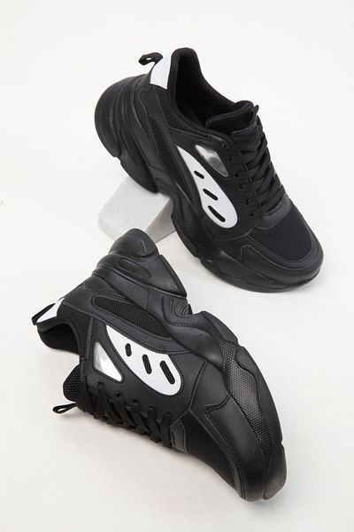SOHO Black-Black Women's Sneaker 20502