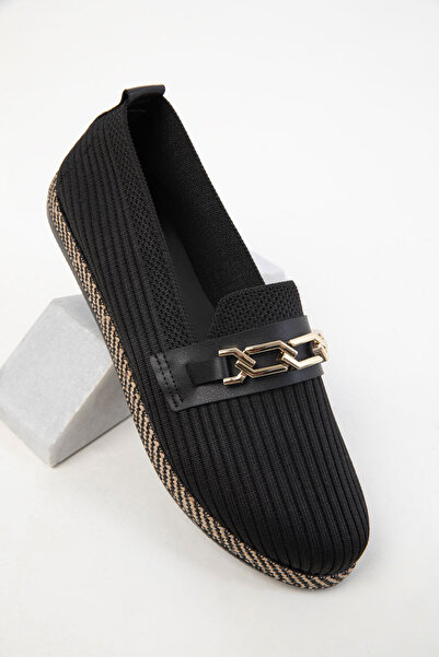 SOHO Siyah Kadın Loafer Ayakkabı 20475