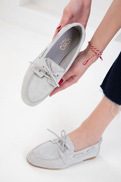 SOHO Buty damskie Ice Suede Loafer 20481