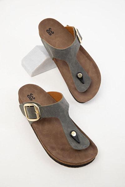 SOHO 20478 Papuci de damă kaki