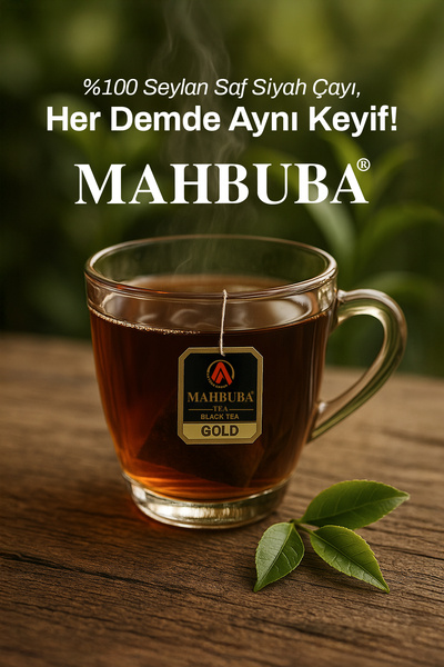 Mahbuba Std 100 Ithal Seylan Sri Lanka Ceylon Kaçak Sallama Süzen Bardak Poşet Siyah Yaprak Çayı 100x2gr
