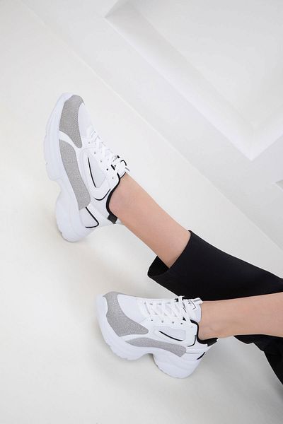 SOHO Y Women's Sneaker 18802 - Ice-White-Black