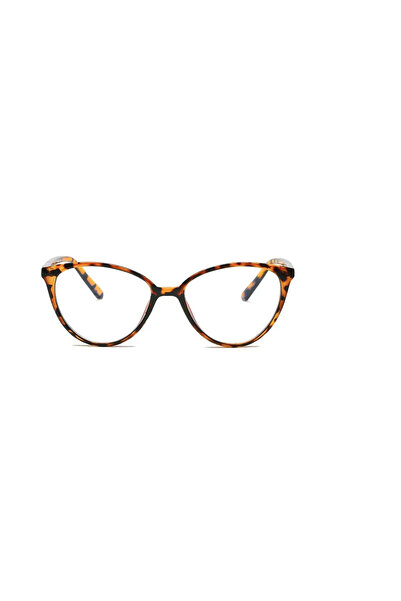 BluePepper Cateye Leopar Desen Mavi Işık Filtreli Gözlük Optik Uyumlu Camları...