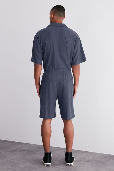 Trendyol Collection Indigo Limited Edition – Ottomane Shorts mit breiter Passform TMNSS24SR00037
