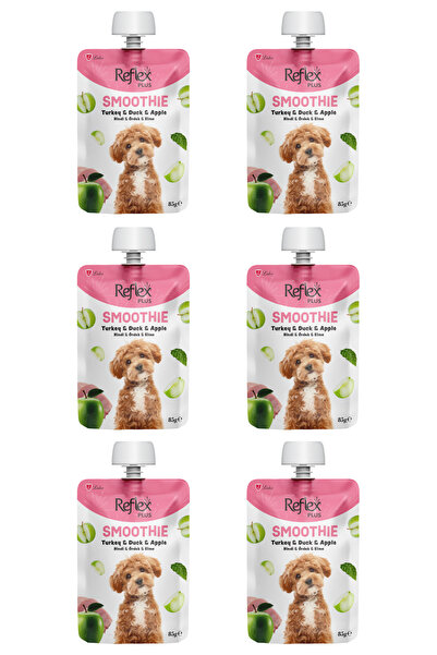 Reflex Smoothie Hindili Ördekli ve Elmalı Likit Köpek Ödülü 85 gr x 6 Adet