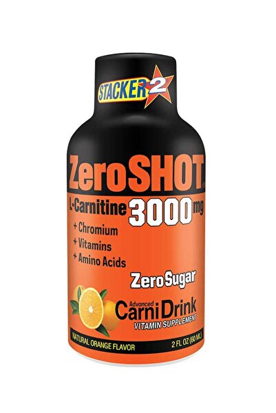 Zero Shot L Karnitin Portakal Aromalı 3000 Mg Shot 12×60 ml L- Carnitine