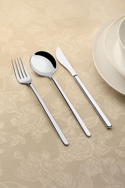 Nehir Sofia Simple 12 Person 89 Piece Boxed Cutlery Set