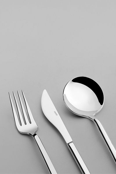 Nehir Sofia Simple 12 Person 89 Piece Boxed Cutlery Set
