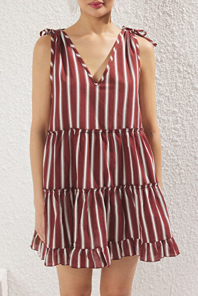 Trendyol Collection Line Mini Beach Dress - Brochure Info: Tbess21El1247