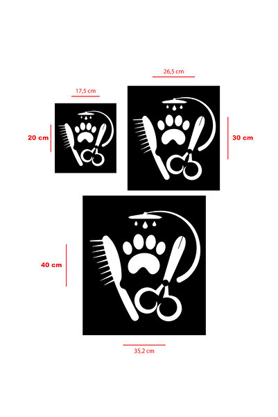 To Design Lab Pet Kuaförü Temalı Dekoratif Tablo