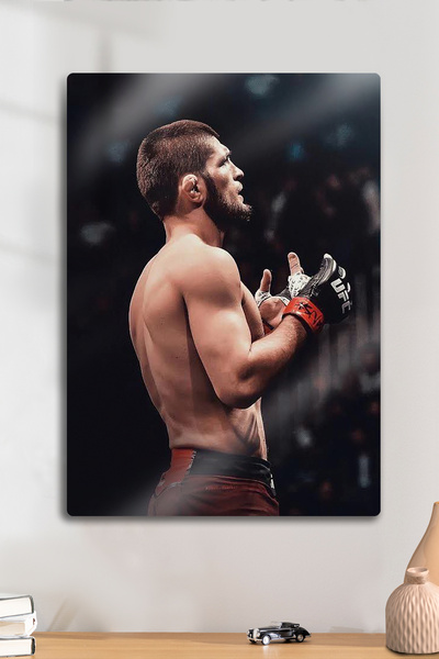 DekorHane Metal Print - Khabib Nurmagomedov, UFC, Pictură strălucitoare