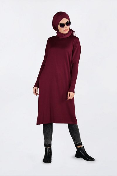 Alvina Cycling Collar Knitting Tunic 4830