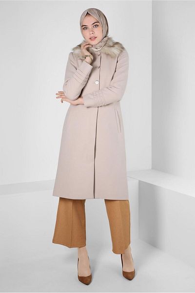 Alvina FUR DETAILED COAT 90403