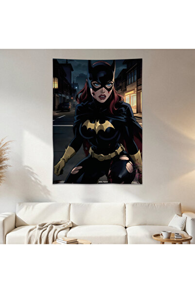 Geek Cultcha Batwoman Wall Cloth Wall Tapestry First Quality Satin Fabric Poster