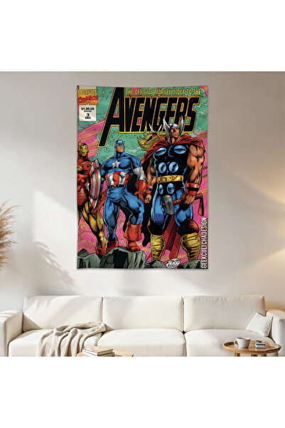 Geek Cultcha Avengers Wall Covering Tapestry First Quality Satin Fabric Poster