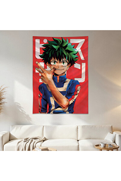 Geek Cultcha Katsuki Bakugou Wall Drape Wall Tapestry First Quality Satin Fab...