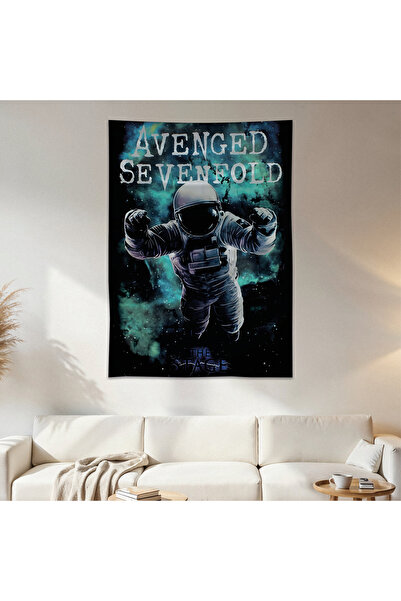Geek Cultcha Avenged Sevenfold Wall Covering Tapestry First Quality Satin Fab...
