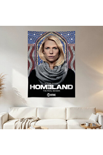 Geek Cultcha Homeland Wall Drape Wall Tapestry First Quality Satin Fabric Poster