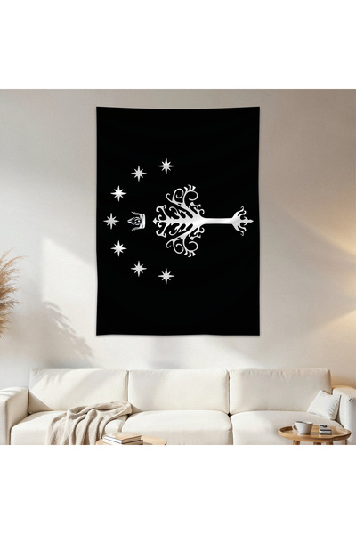 Geek Cultcha Gondor Wall Cloth Wall Tapestry First Quality Satin Fabric Poster