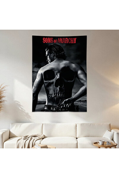 Geek Cultcha Sons of Anarchy Duvar Örtüsü Duvar Halısı Birinci Kalite Saten K...