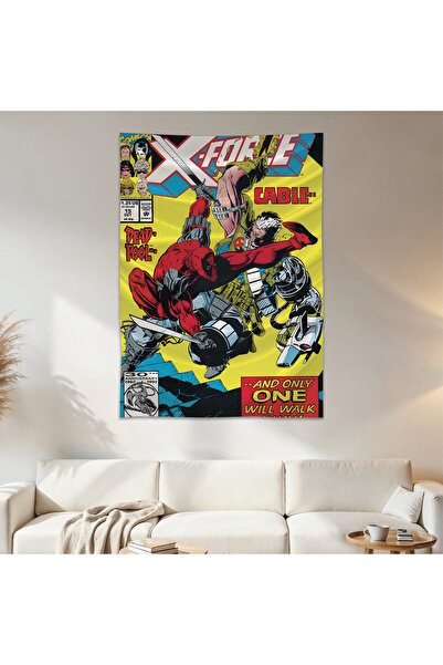 Geek Cultcha X-Force Wall Drape Wall Tapestry First Quality Satin Fabric Poster
