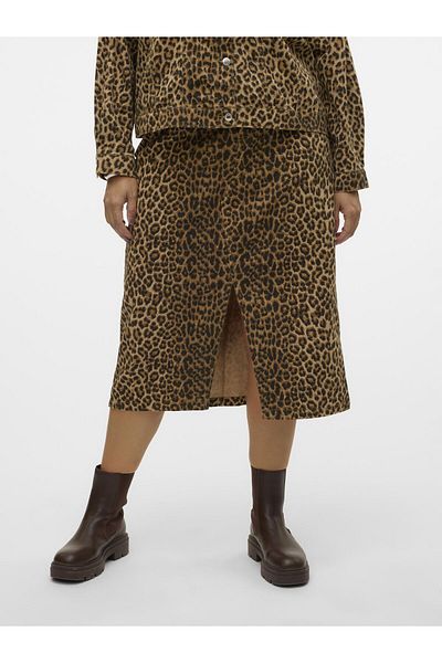 Veromoda Curve Rock VMCVERI Hohe Taille Langer Rock