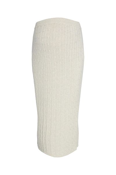 Mama Licious Strickrock Hohe Taille Midirock