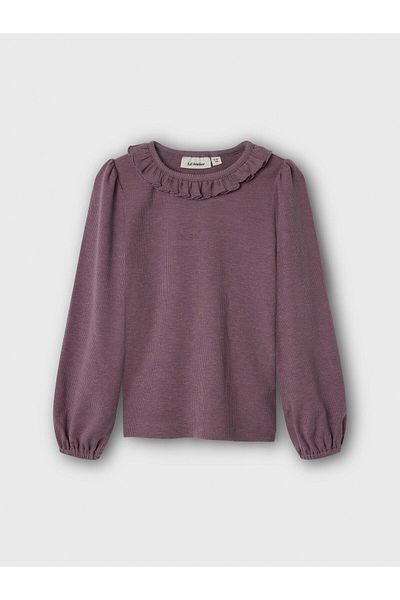 Lil' Atelier Oberteil mit langen Ärmeln Slim Fit