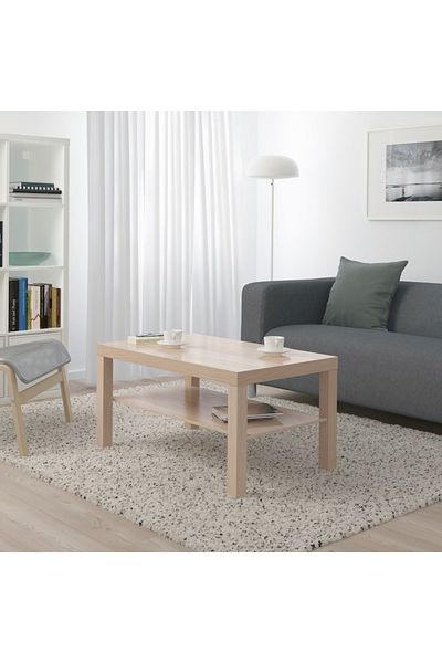 IKEA LACK Coffee Table Oak Effect 90x55 – Natural Look, Lightweight, Stylish & Functional