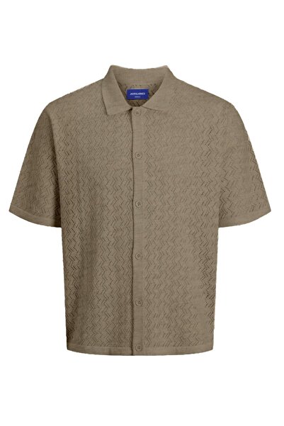 Jack & Jones Gestricktes Hemd Strukturiert Gestricktes Hemd