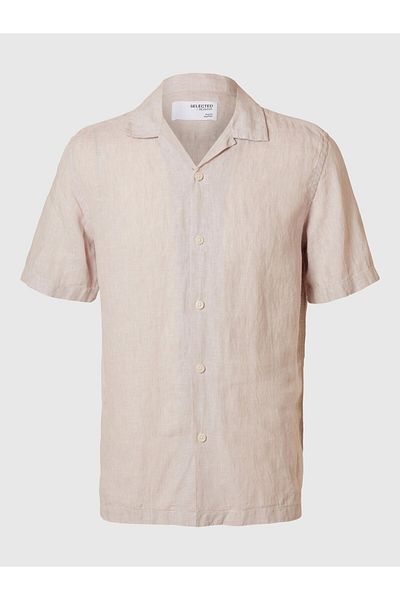 Selected Homme Kurzarmhemd 100% Leinen