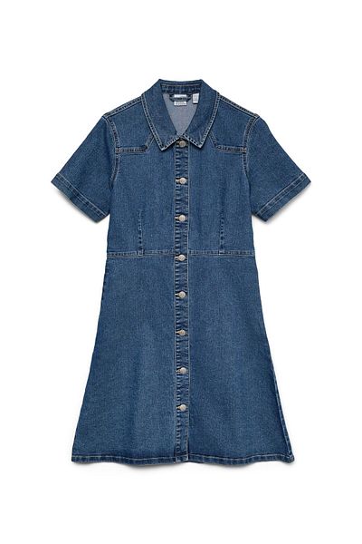 Vero Moda Jeanskleid VMAMANDA Kurzes Kleid