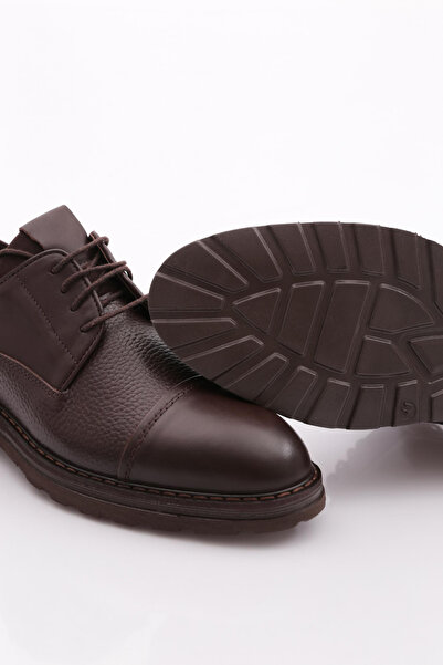 DGN Men's Casual Shoes Genuine Leather Brown Analine 35210123210