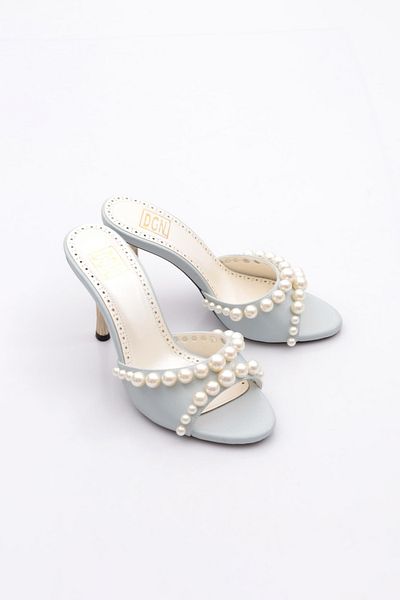 DGN Pantofi cu toc de damă Baby Blue 42342859