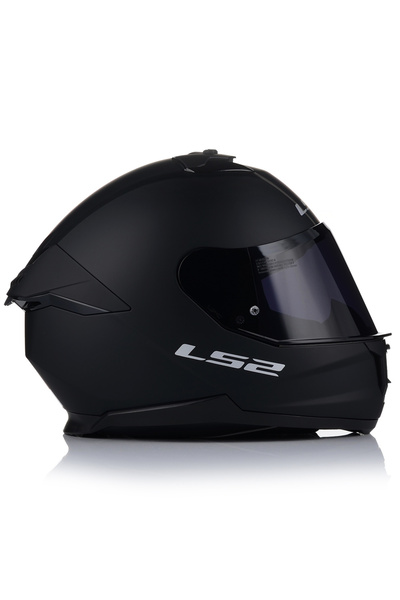 LS2 Stream 2 Mat Siyah Kapalı Motosiklet Kaskı Siyah Camlı