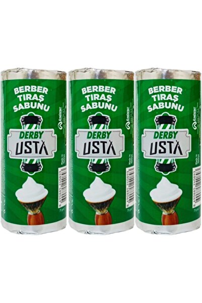 Derby Usta Berber Tıraş Sabunu 75g x3 Adet
