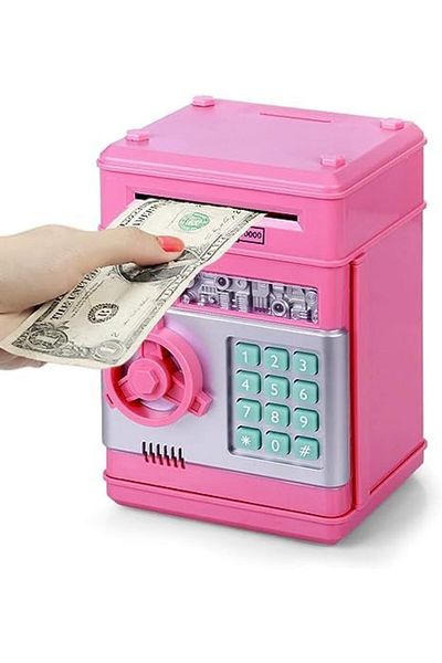 Generic Mini ATM Savings Piggy Banks Toys for Real Money Bank