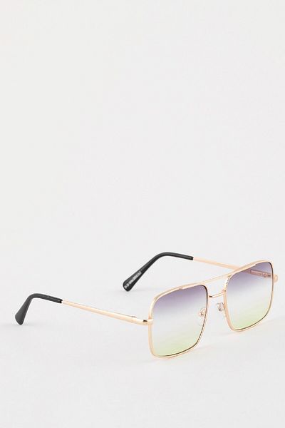 DeFacto Men's Square Sunglasses - D0894AXNS
