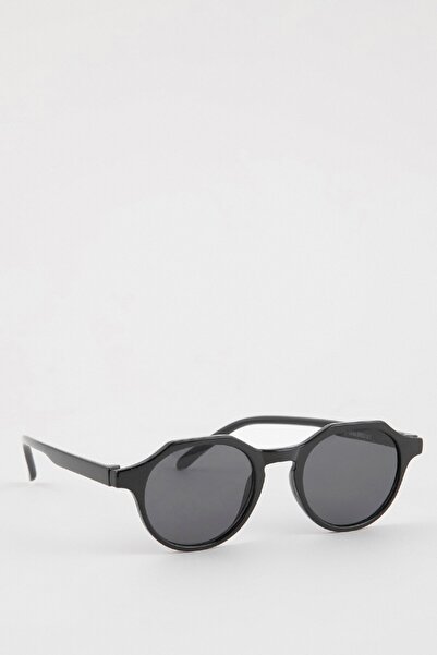 DeFacto Runde Sonnenbrille für Herren, Modell D0890AXNS