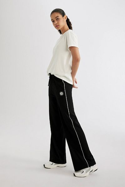 DeFacto Brooklyn Nets Nba - Double Pocket Wide Leg Sweatpants B9967Ax24Sm