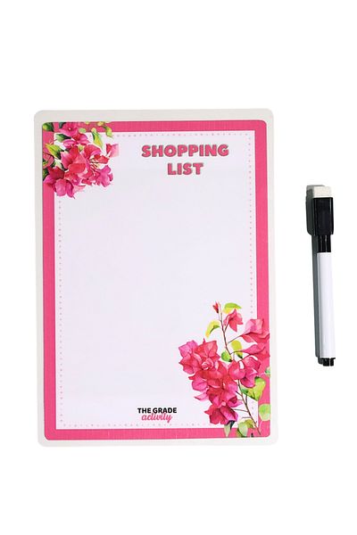 The Grade Summer Sil Notepad Shopping List Refrigerator Notepad Magnetic Refrigerator Notepad Magnet Notepad 21X15Cm