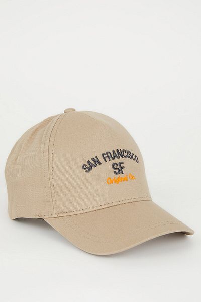 DeFacto Boy's Embroidered Cotton Baseball Basketball Cap B7904A824SM