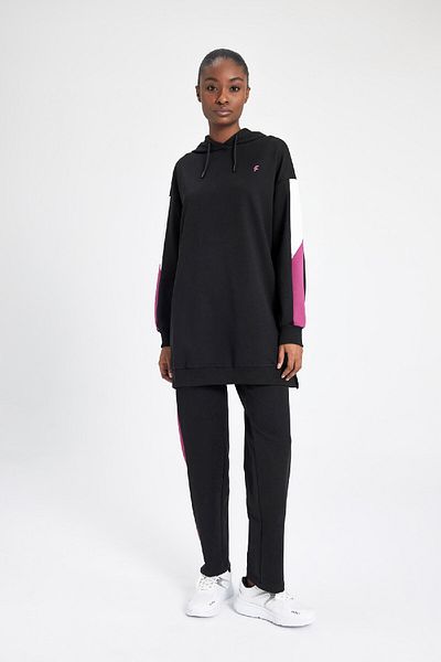DeFacto Φούτερ Jogger Standard Fit - Τυπωμένο, Τσέπες, Πλαϊνό B4631ax24sp