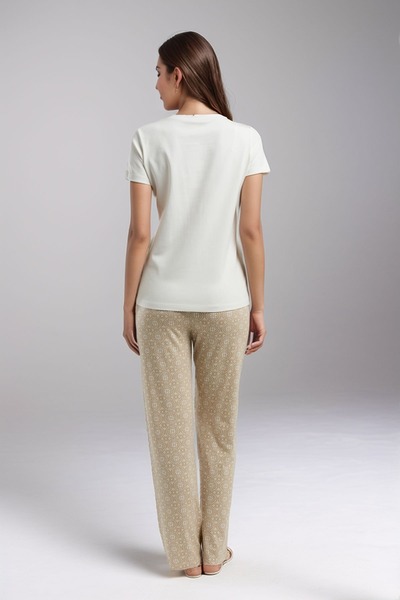 Pierre Cardin Kadın Ev Giyim Kısa Kollu Pijama Takımı LL.PC01.K1.D015