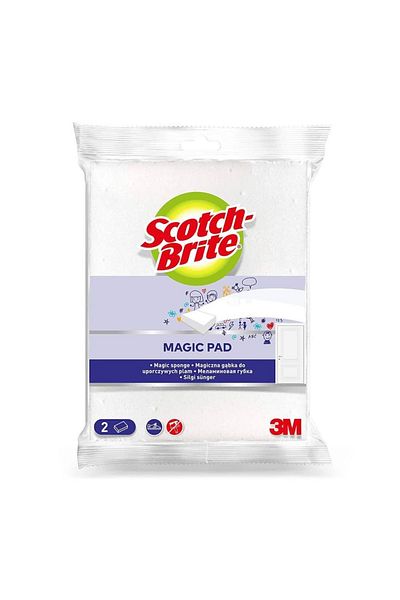 3M 🧽 3M Scotch-Brite Easy Eraser (7 x 11 cm, Pack of 2)