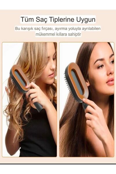 DEANB Massage Comb Comfortable to Use Easy-cleaning Hair Brush for Wet Dry Hair