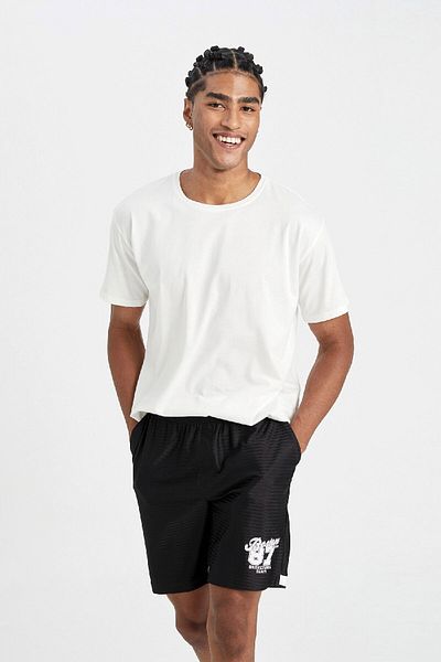 DeFacto Αθλητικό σορτς DeFactoFit Slim Fit κοντά πόδι D4069AX24HS