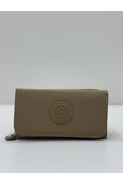 Sanmorris Жіночий гаманець з кришкою з тканини Krinkil, металевою застібкою-б...