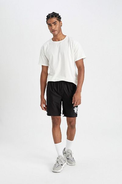 DeFacto Αθλητικό σορτς DeFactoFit Slim Fit κοντά πόδι D4069AX24HS